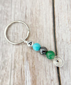 Personalised Safe Travels Crystal Keychain | Good Luck Travelling Companion Gift