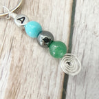 Personalised Safe Travels Crystal Keychain | Good Luck Travelling Companion Gift