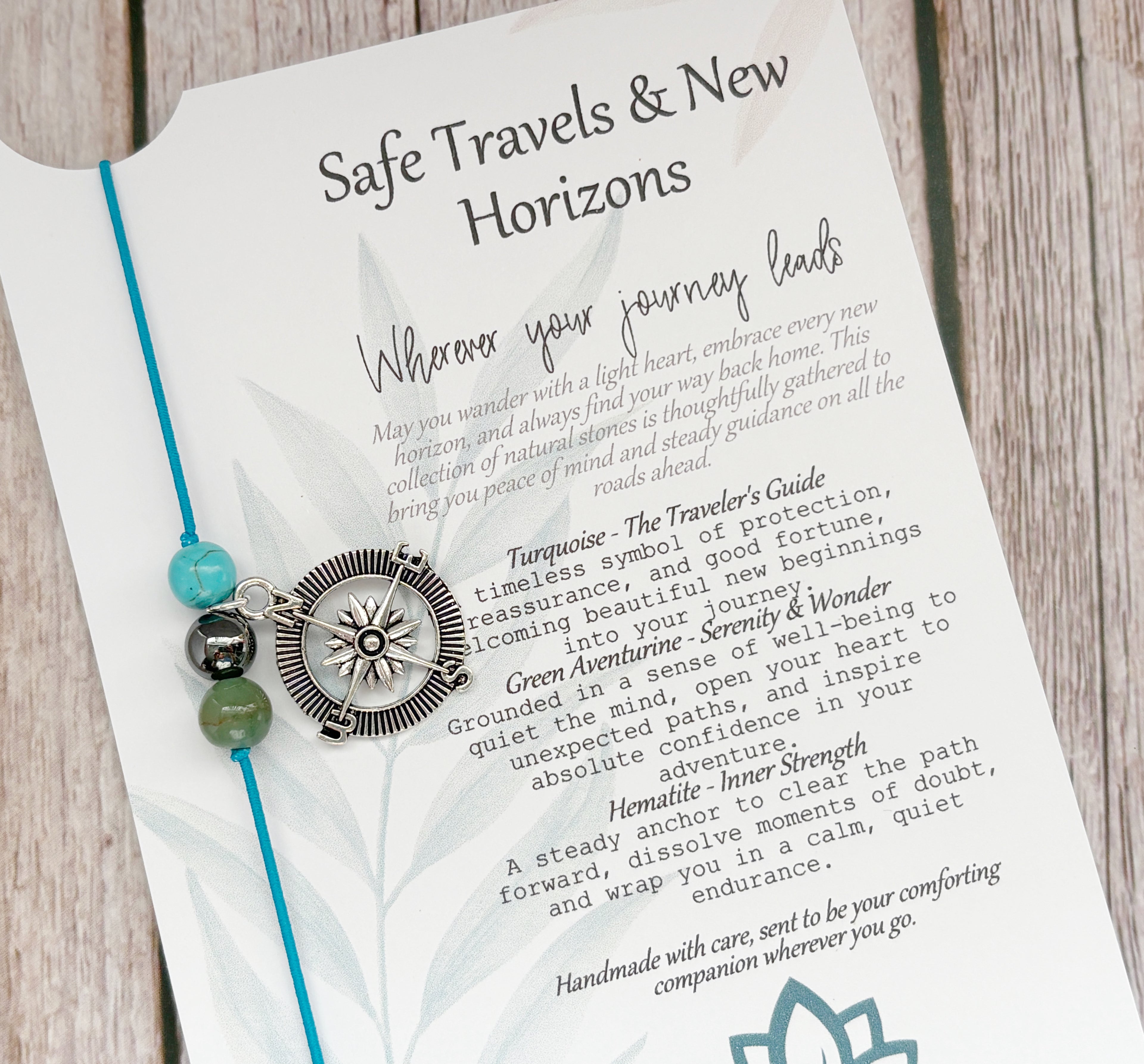 Personalised Safe Travels Passport Charm for Travelling Gifts