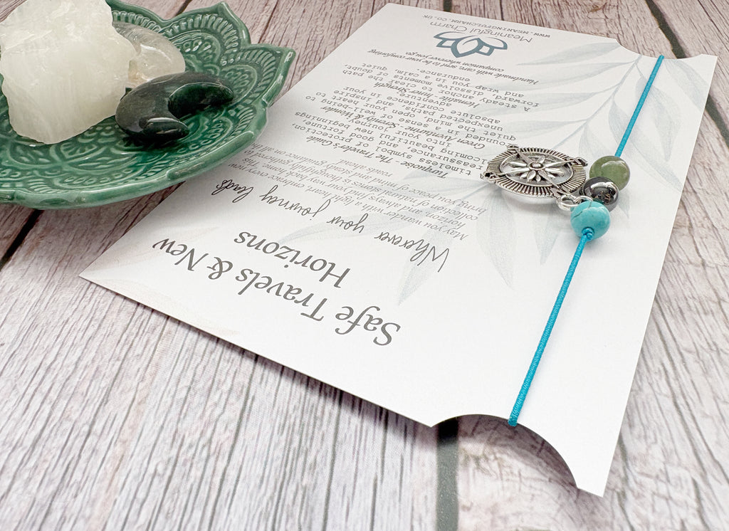 Personalised Safe Travels Passport Charm for Travelling Gifts