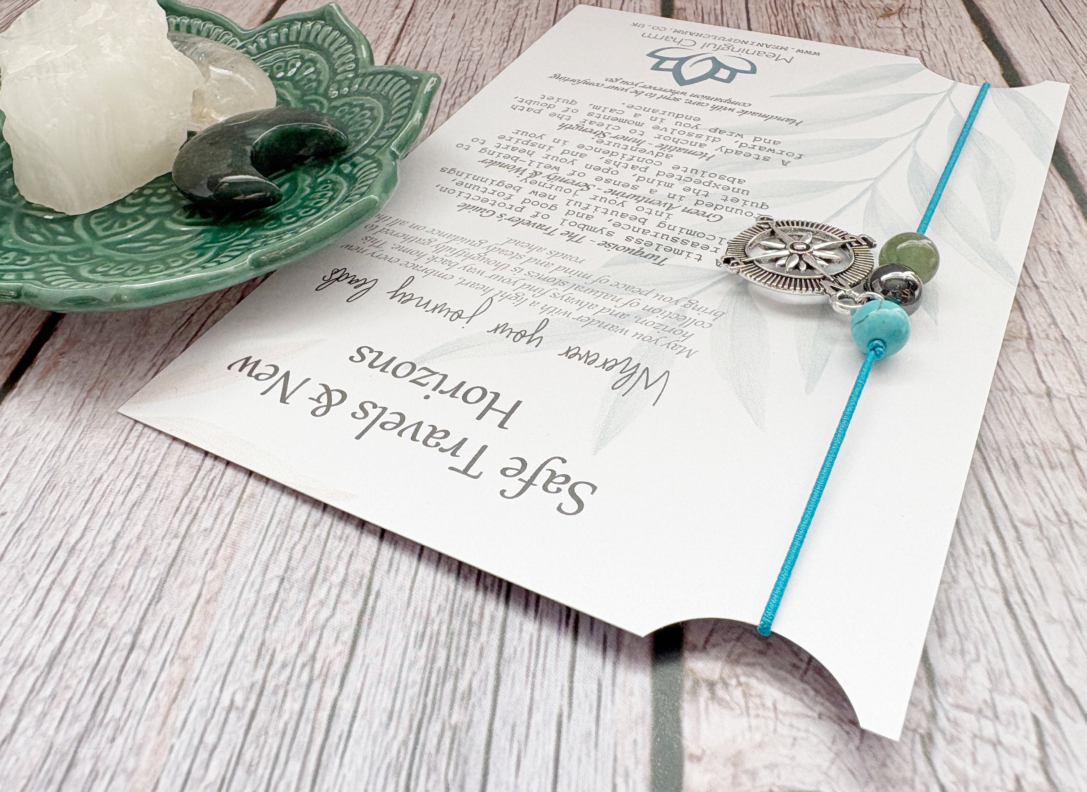 Personalised Safe Travels Passport Charm for Travelling Gifts