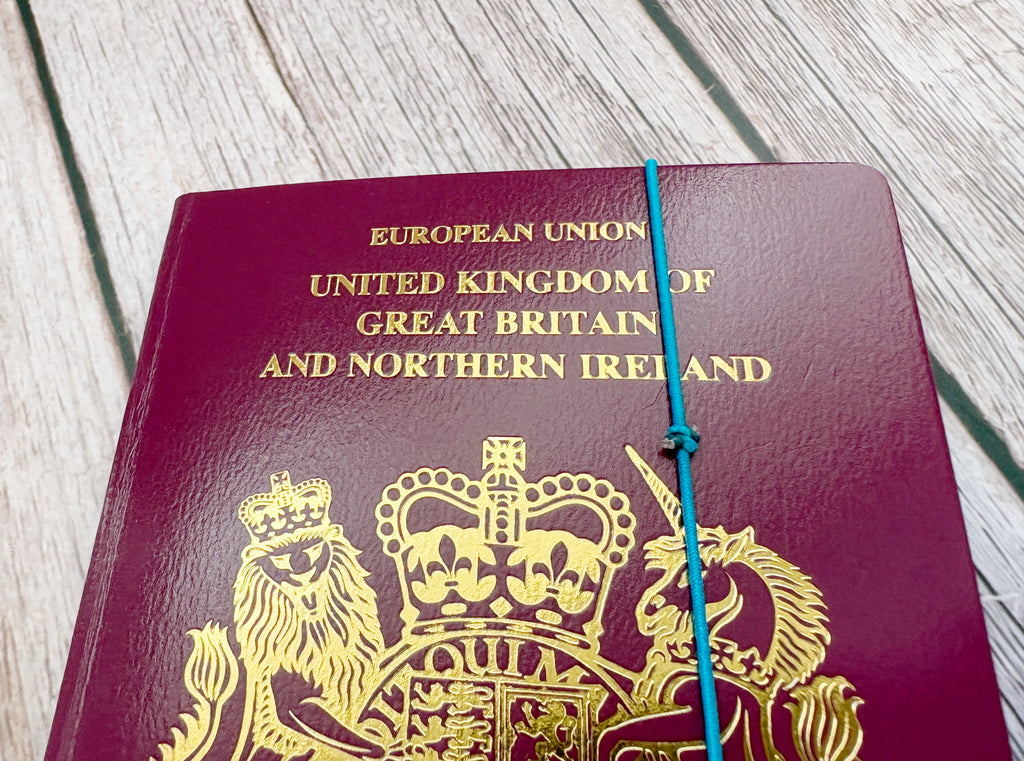 Personalised Safe Travels Passport Charm for Travelling Gifts