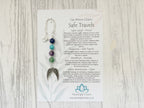Safe Travels Rear View Car Mirror Charm Travelling Gift with Compass