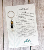Soul Shield Keyring | Deflect Crystal Emotional Gifts | Strength Within