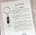 Soul Shield Keyring | Deflect Crystal Emotional Gifts | Strength Within