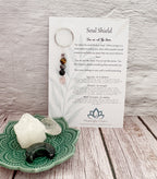 Soul Shield Keyring | Deflect Crystal Emotional Gifts | Strength Within