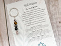 Still Waters Keychain | Deflect Crystal Emotional Gifts | Strength Within