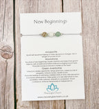 New Beginnings Crystal Bracelet | Adjustable Gemstone Gift
