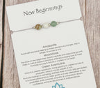 New Beginnings Crystal Bracelet | Adjustable Gemstone Gift
